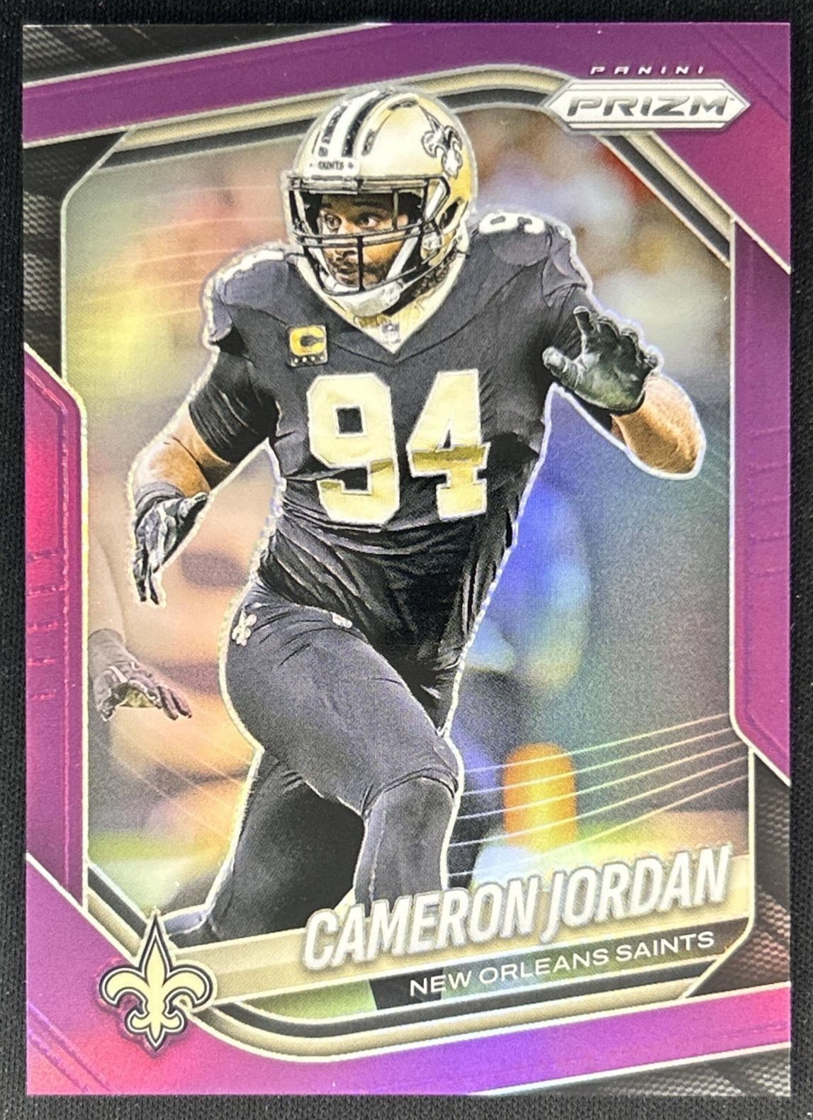 Cameron Jordan 2025 Panini Prizm Purple /125 Saints