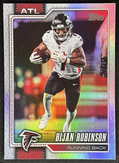 Bijan Robinson 2026 Topps Rainbow Foil Falcons