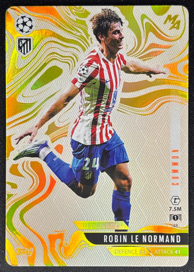Robin Le Normand 2025 Match Attax Madness UEFA Champions League Common Atletico Sports Trading Cards