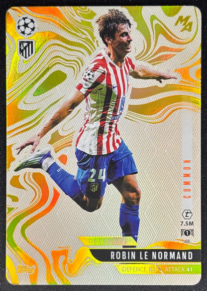 Robin Le Normand 2025 Match Attax Madness UEFA Champions League Common Atletico Sports Trading Cards