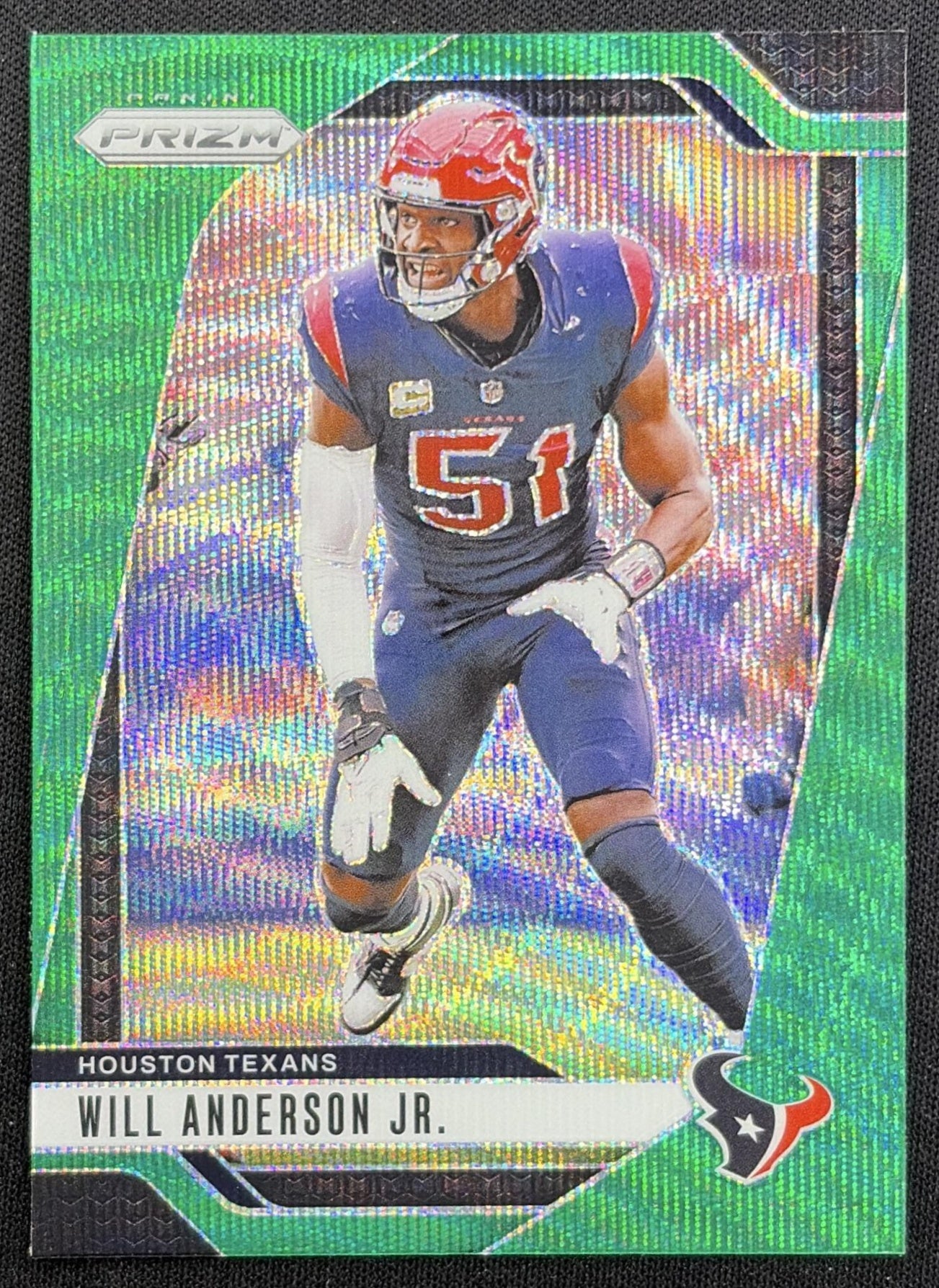 Will Anderson Jr. 2024 Panini Prizm Green Wave Texans