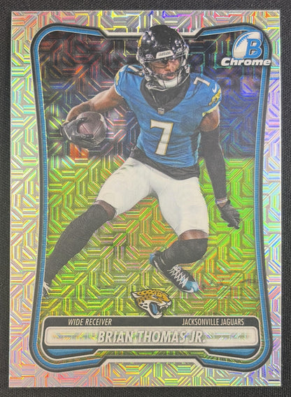 Brian Thomas Jr. 2026 Bowman Chrome NFL Mojo Refractor Jaguars