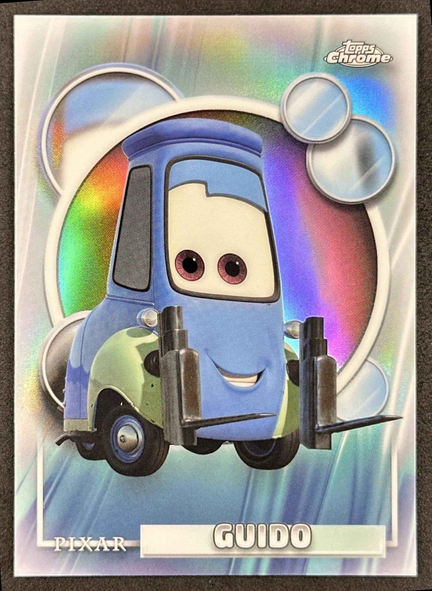 Guido 2026 Topps Chrome Disney Refractor Cars Front
