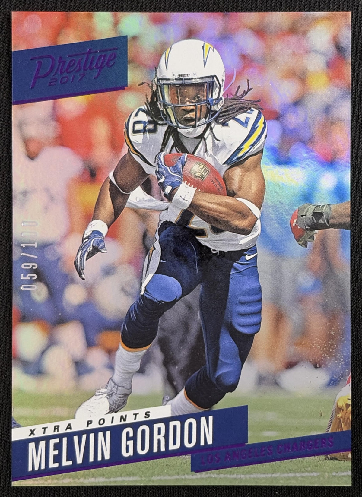 Melvin Gordon 2017 Panini Prestige Xtra Points Purple /100 Chargers