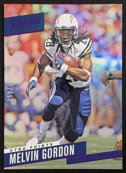 Melvin Gordon 2017 Panini Prestige Xtra Points Purple /100 Chargers