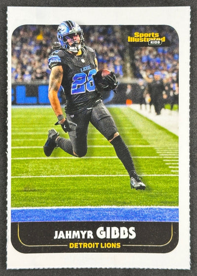 Jahmyr Gibbs Sports Illustrated Kids Card Lions Sports Trading Card