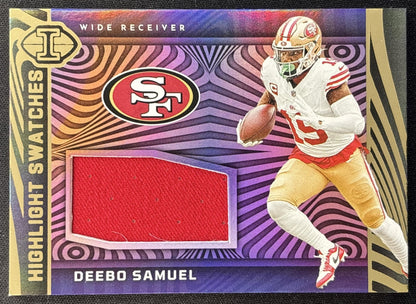 Deebo Samuel 2023 Panini Illusions Highlight Swatches