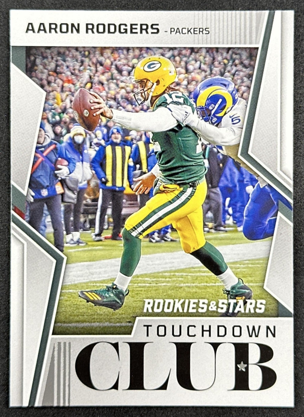Aaron Rodgers 2022 Panini Rookies & Stars Touchdown Club Packers Front