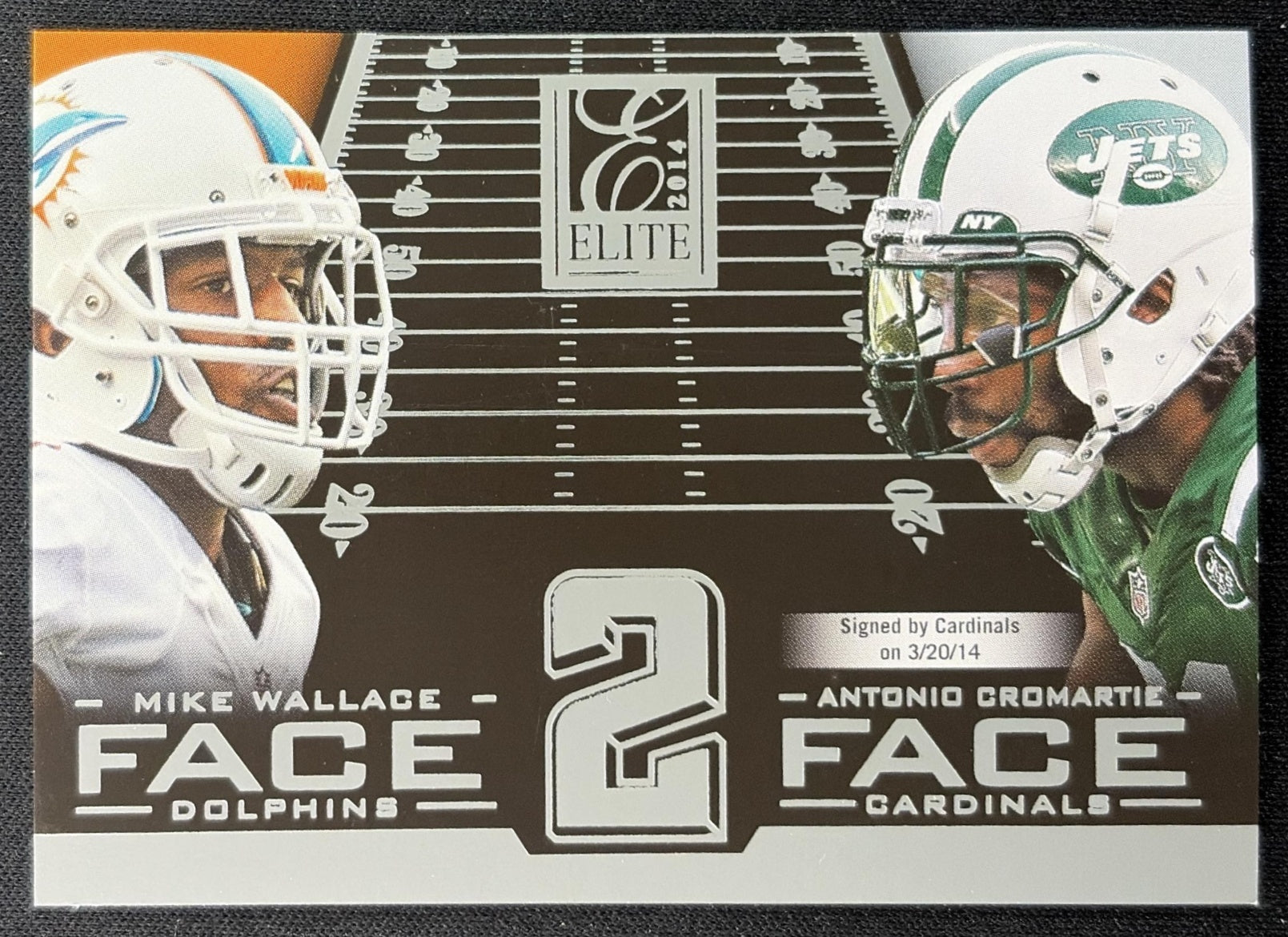 Antonio Cromartie Mike Wallace 2014 Panini Elite Face 2 Silver - Front