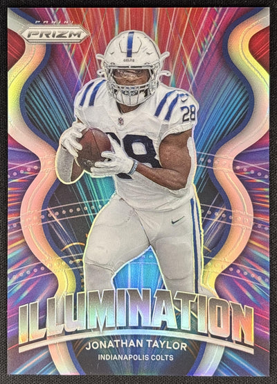 Jonathan Taylor 2021 Panini Prizm Illumination Colts front