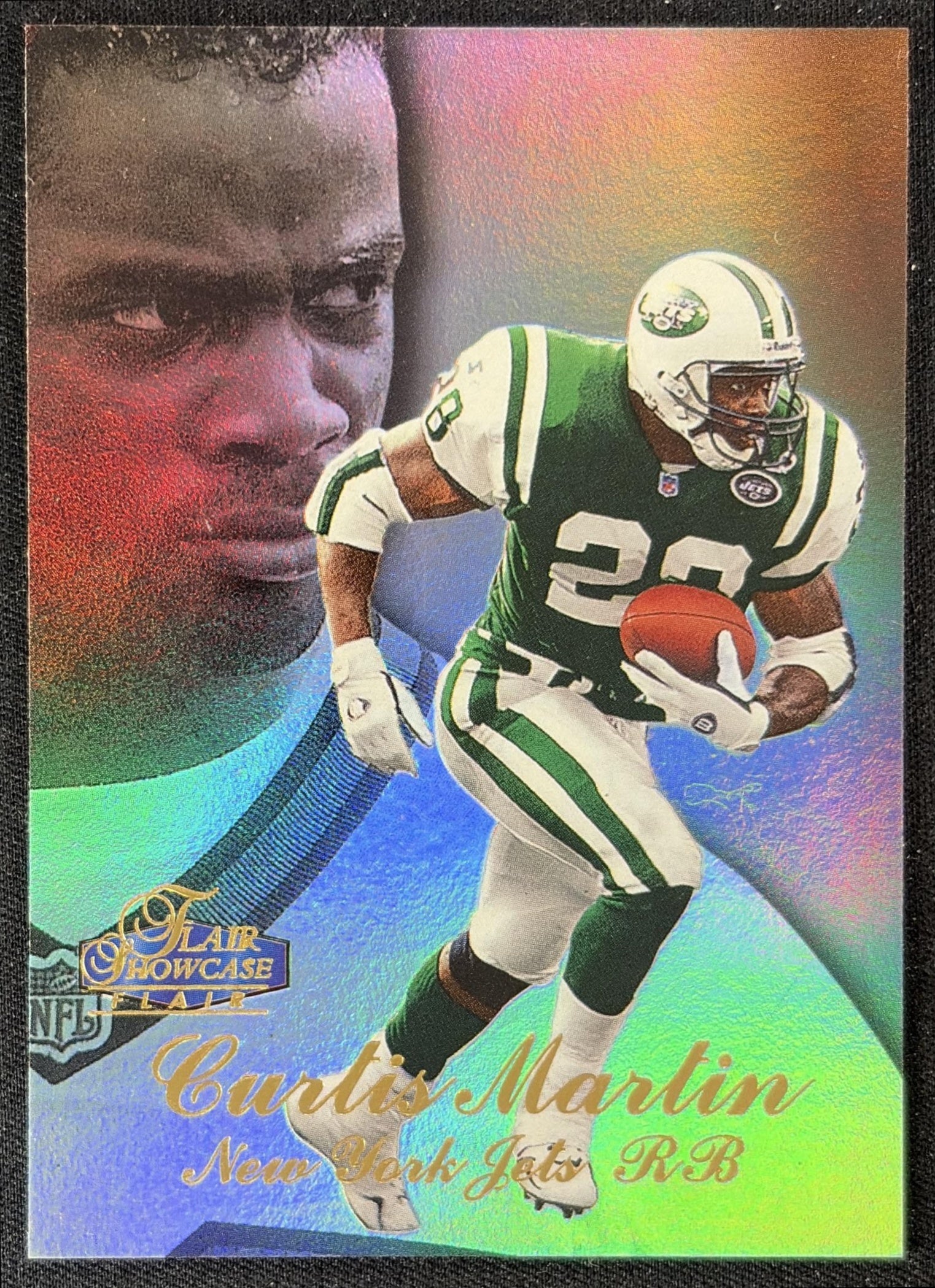 Curtis Martin 1998 Fleer Flair Showcase Row 3 Jets