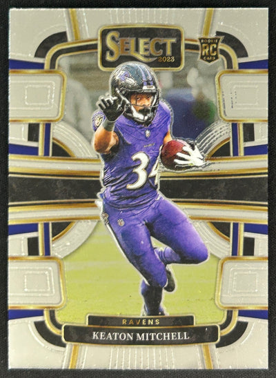 Keaton Mitchell Select Concourse Baltimore Ravens Sports Trading Cards