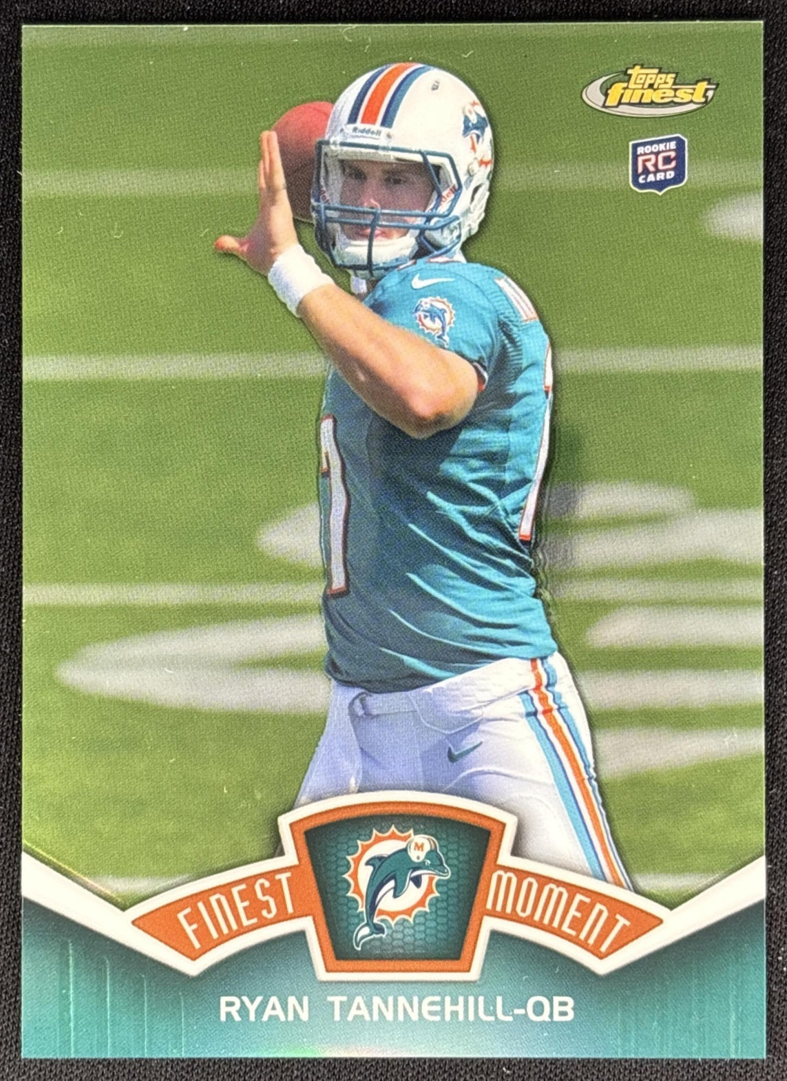 Ryan Tannehill 2012 Topps Finest Moments Refractor Dolphins Sports Trading Cards