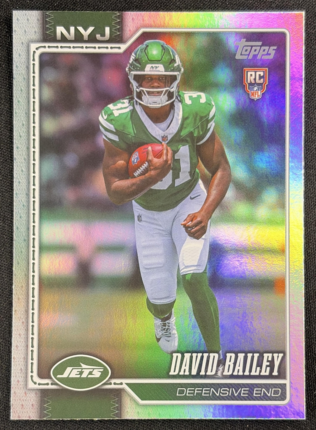 David Bailey 2026 Topps Rainbow Foil Jets