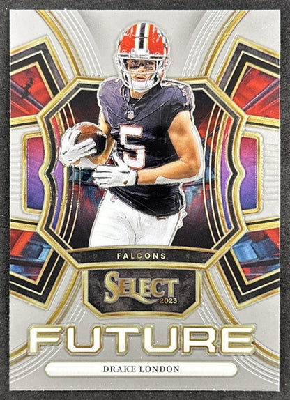 Drake London 2023 Panini Select Future Falcons Front