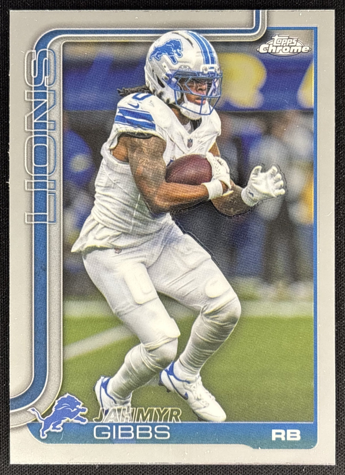 Jahmyr Gibbs 2025 Topps Chrome Lions Sports Trading Cards