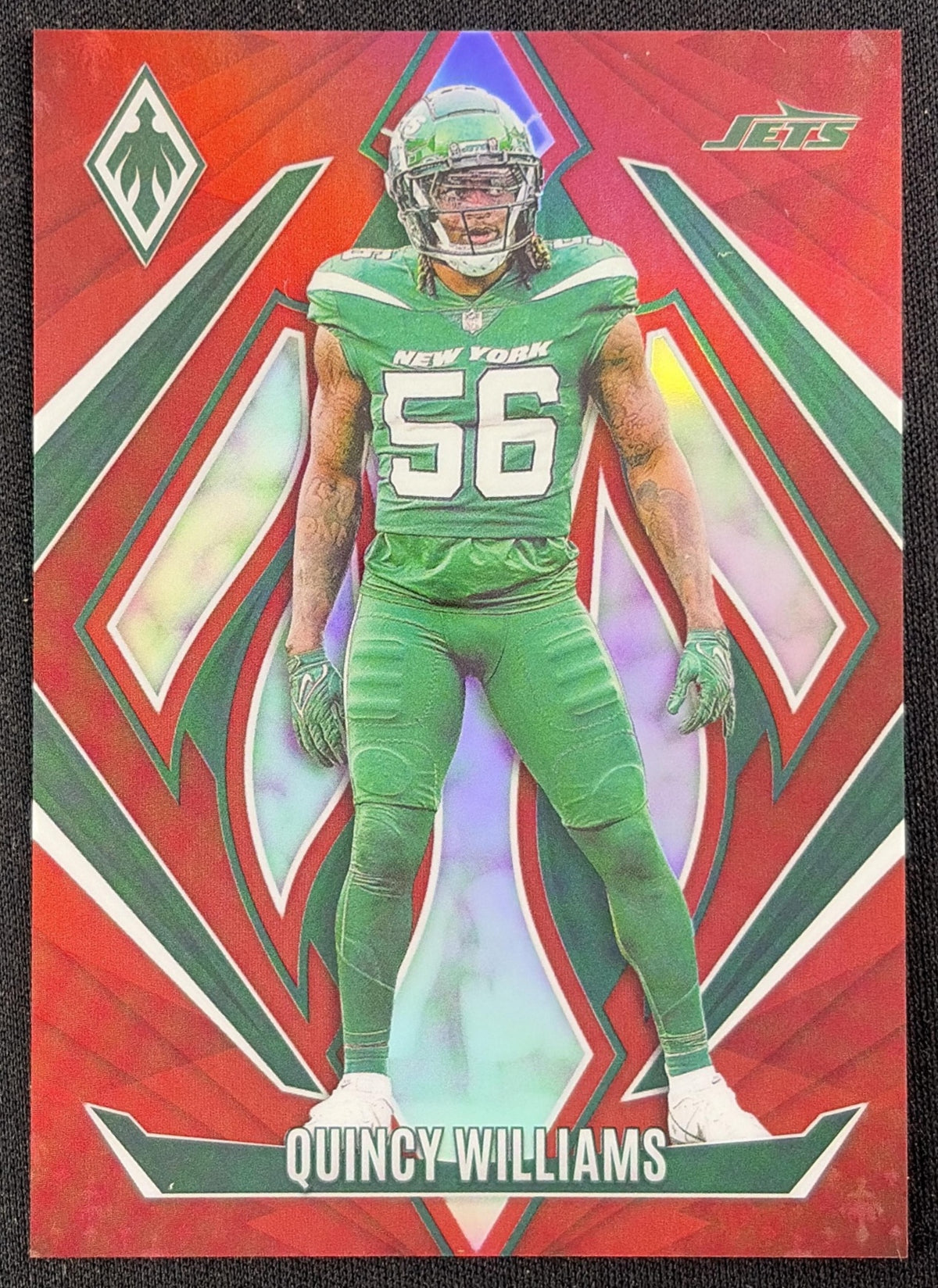 Quincy Williams 2024 Panini Phoenix Red /99 New York Jets