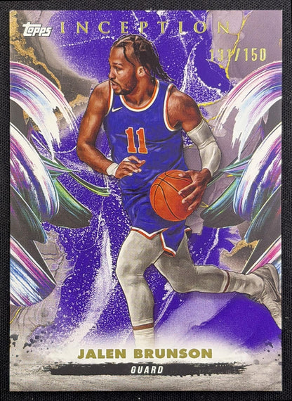 Jalen Brunson 2024 Topps Inception Purple /150 Knicks