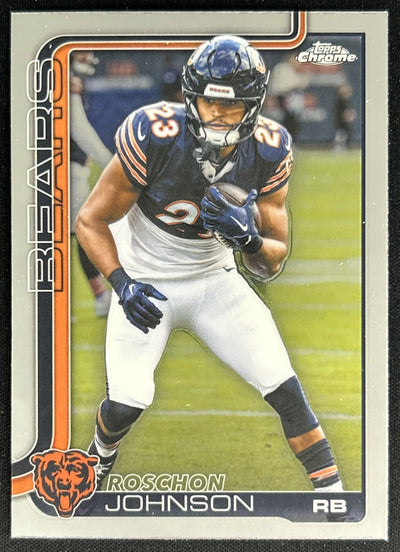 Roschon Johnson 2025 Topps Chrome Bears Default Title