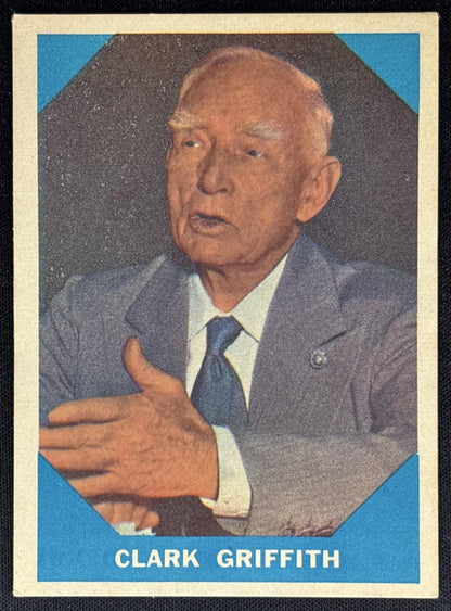 Clark Griffith 1960 Fleer Baseball Greats Cardinals Sports Trading Cards