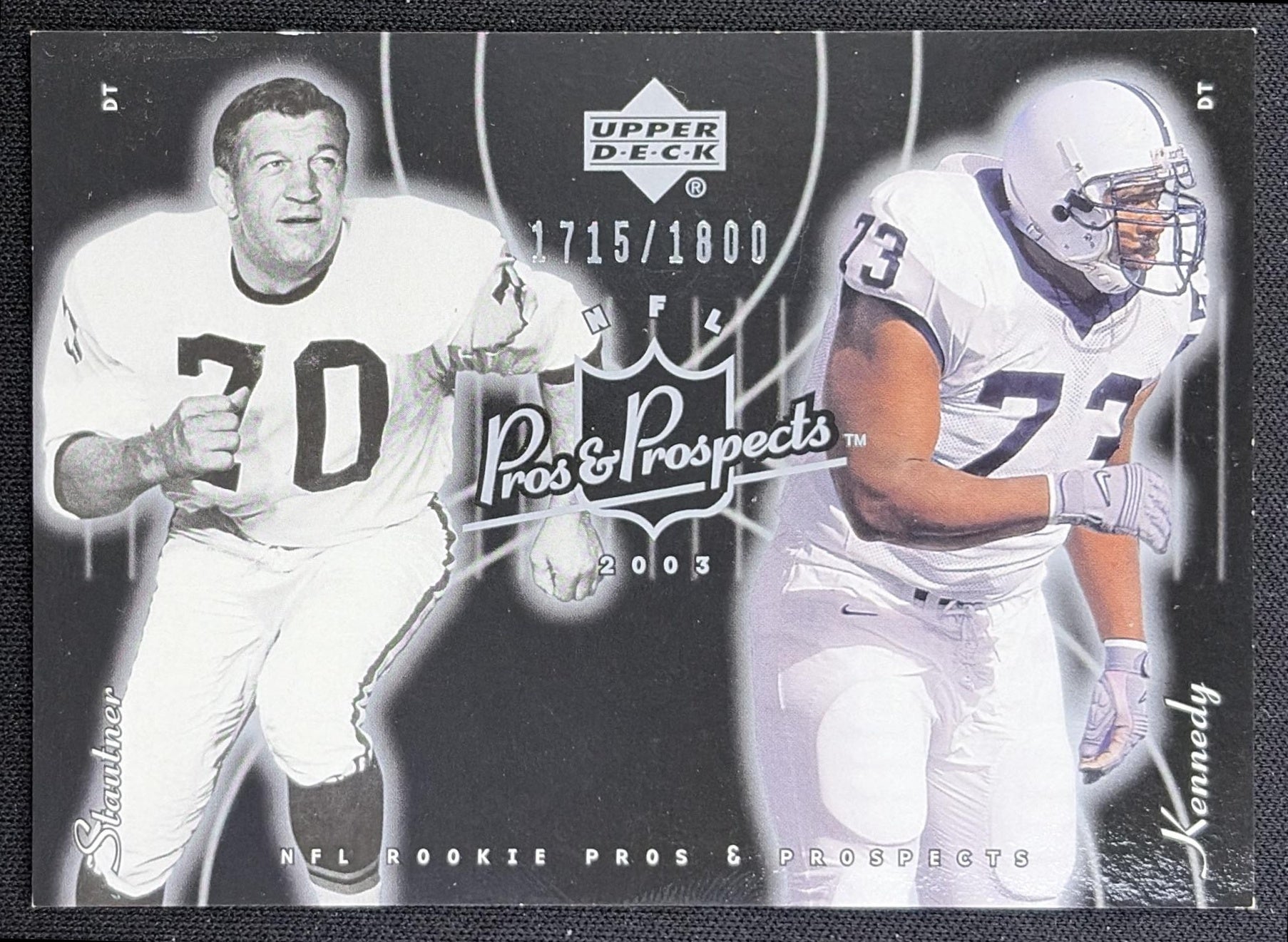 Jimmy Kennedy Ernie Stautner 2003 Upper Deck Pros & Prospects /1800 Tigers