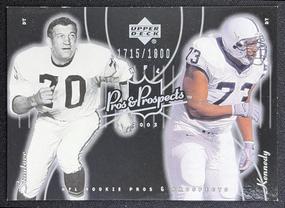Jimmy Kennedy Ernie Stautner 2003 Upper Deck Pros & Prospects /1800 Tigers