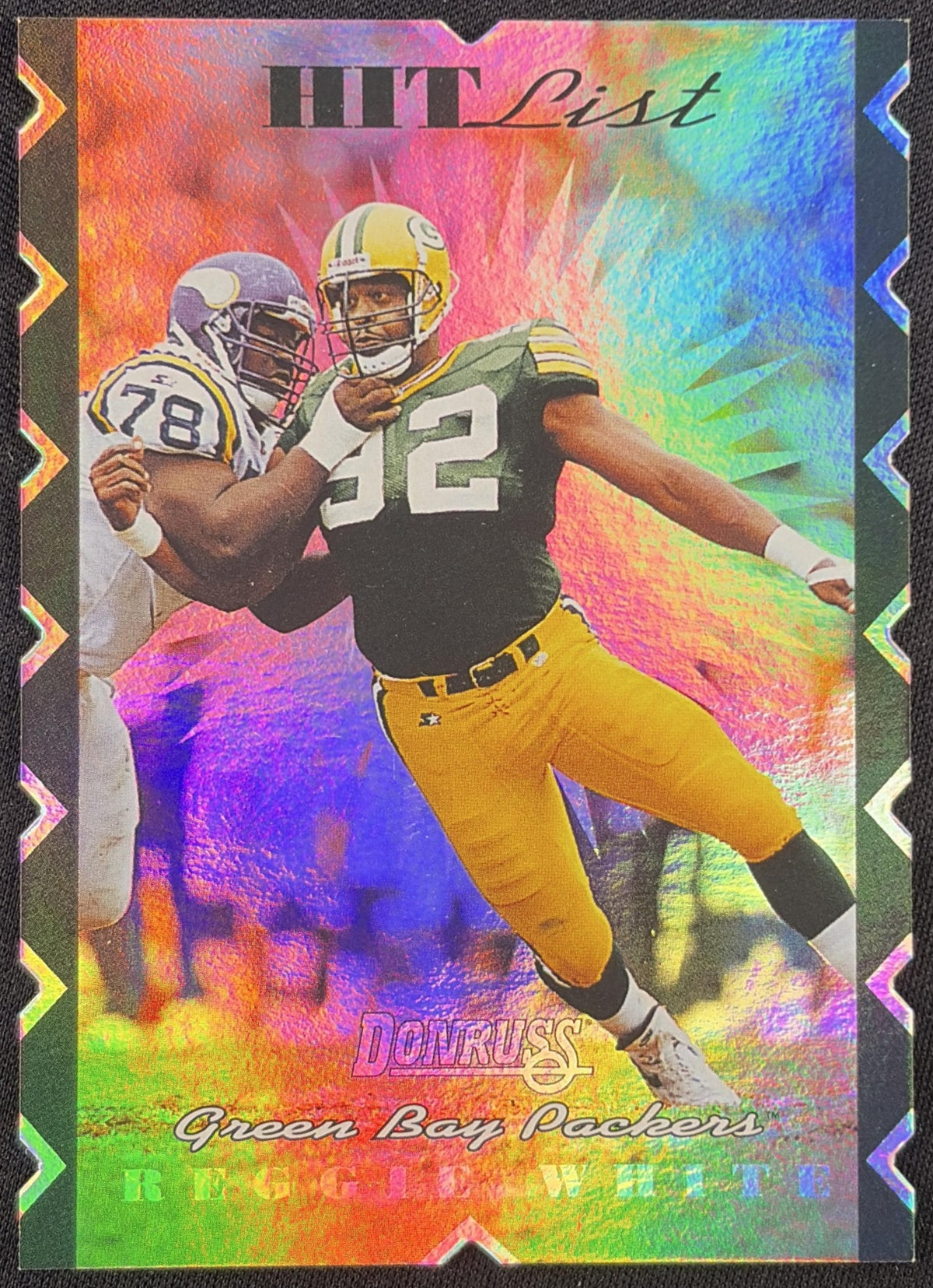 Reggie White 1996 Donruss Hit List /10000 Packers
