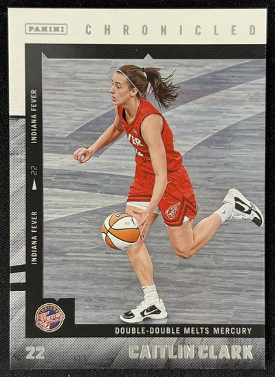 Caitlin Clark 2025 Panini Chronicled WNBA Fever 22 Sports Trading Card