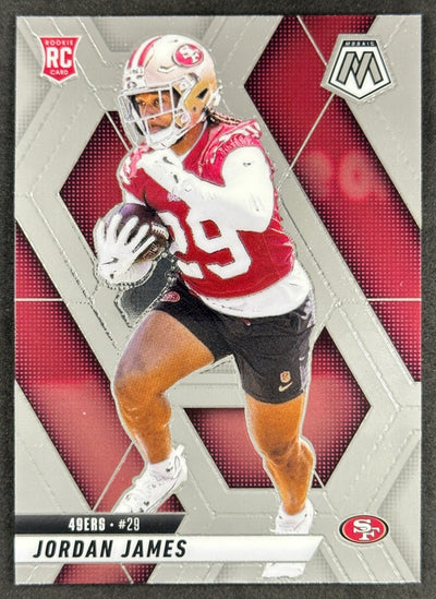 Jordan James 2025 Mosaic Rookies 49ers Sports Trading Card
