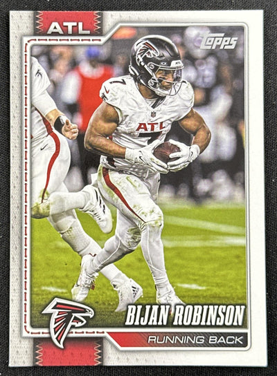 Bijan Robinson 2026 Topps Flagship Companion Card Falcons Sports Trading Card