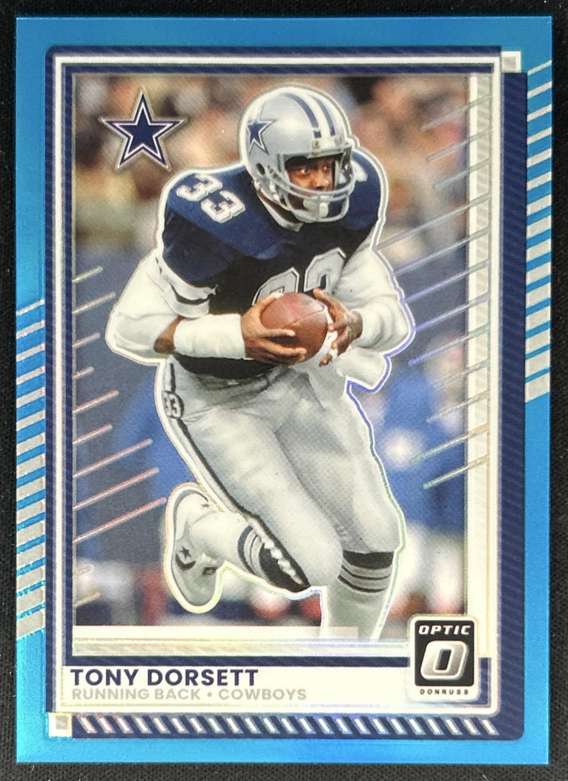 Tony Dorsett 2025 Panini Donruss Optic Aqua Prizm /349 Cowboys