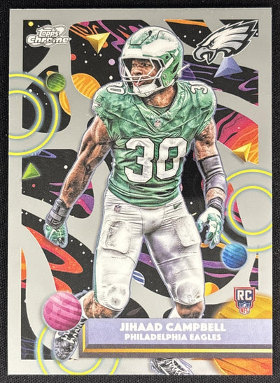 Jihaad Campbell 2025 Topps Cosmic Chrome Eagles Football