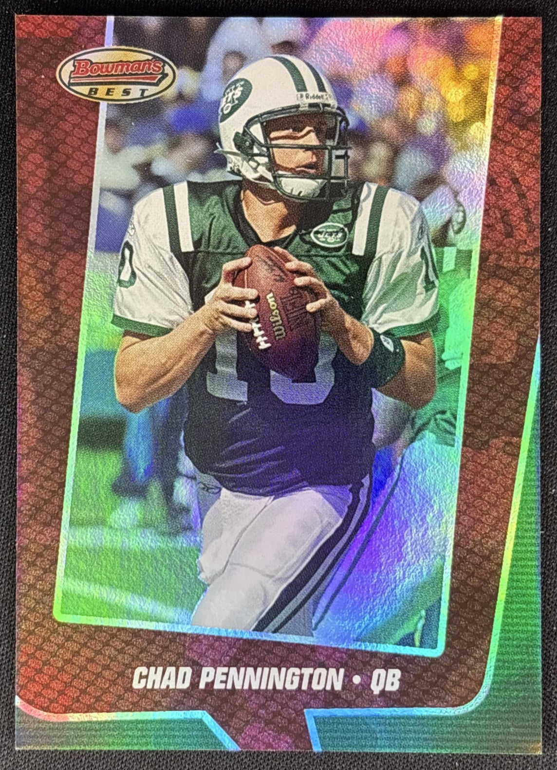 Chad Pennington 2005 Bowman's Best Red /499 Jets Default Title Sports Trading Cards