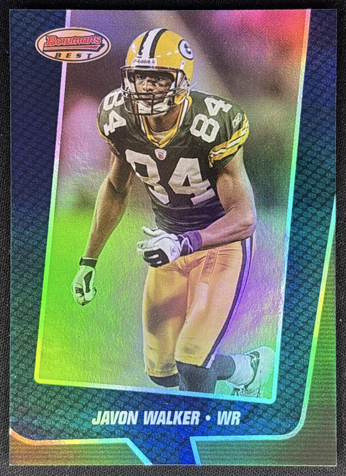 Javon Walker 2005 Bowman's Best Blue /1399 Packers Sports Trading Card