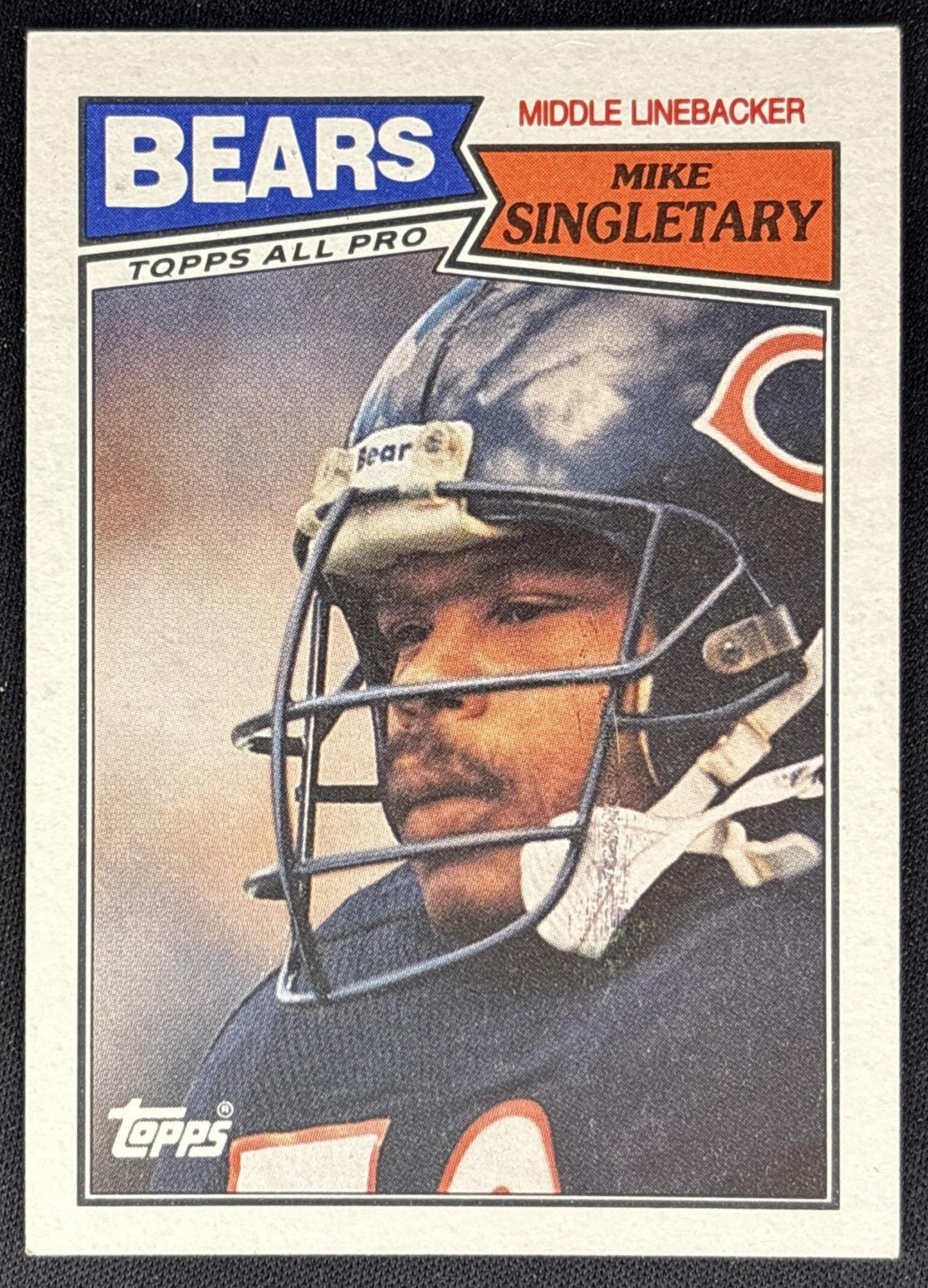 Mike Singletary 1987 Topps Bears - Front