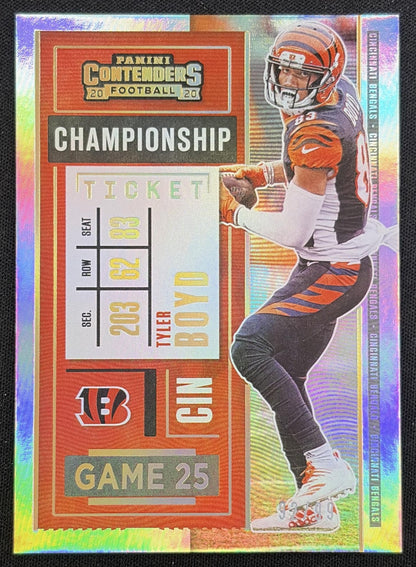 Tyler Boyd 2020 Panini Contenders Championship Ticket /99 Bengals