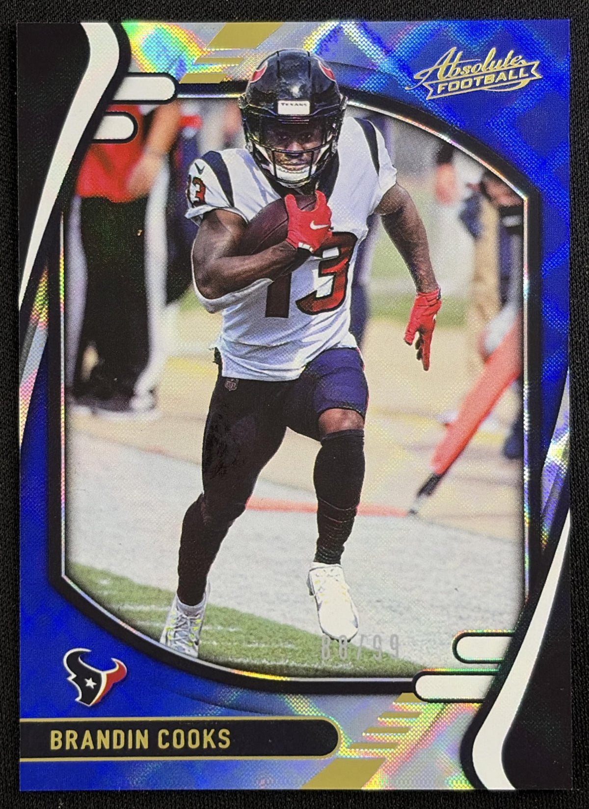 Brandin Cooks 2021 Panini Absolute Blue Diamonds /99 Texans