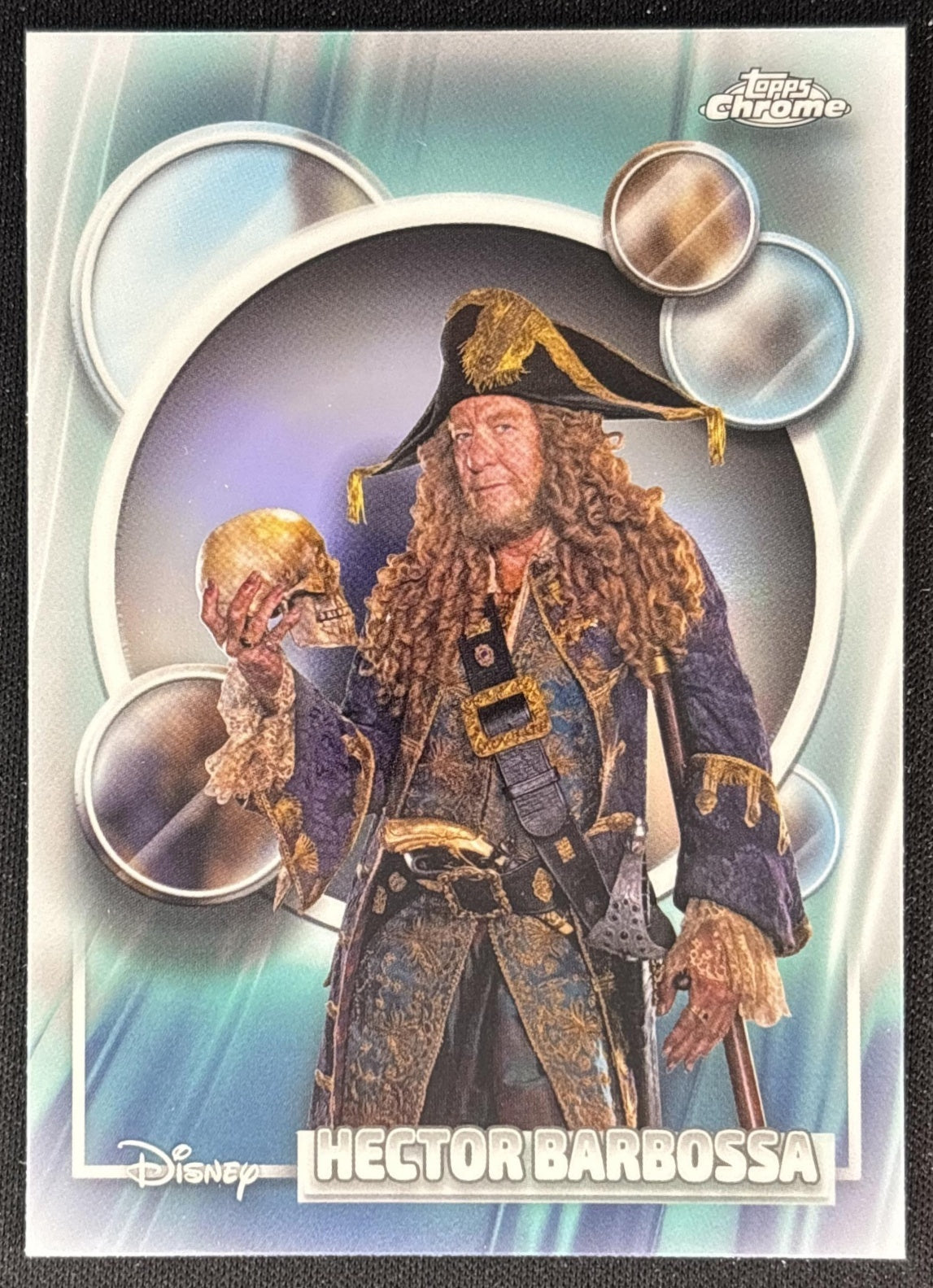 Hector Barbossa 2026 Chrome Disney Prism Refractor Pirates of the Caribbean: On Stranger Tides Front