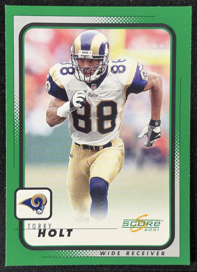 Torry Holt 2001 Score Rams Sports Trading Card