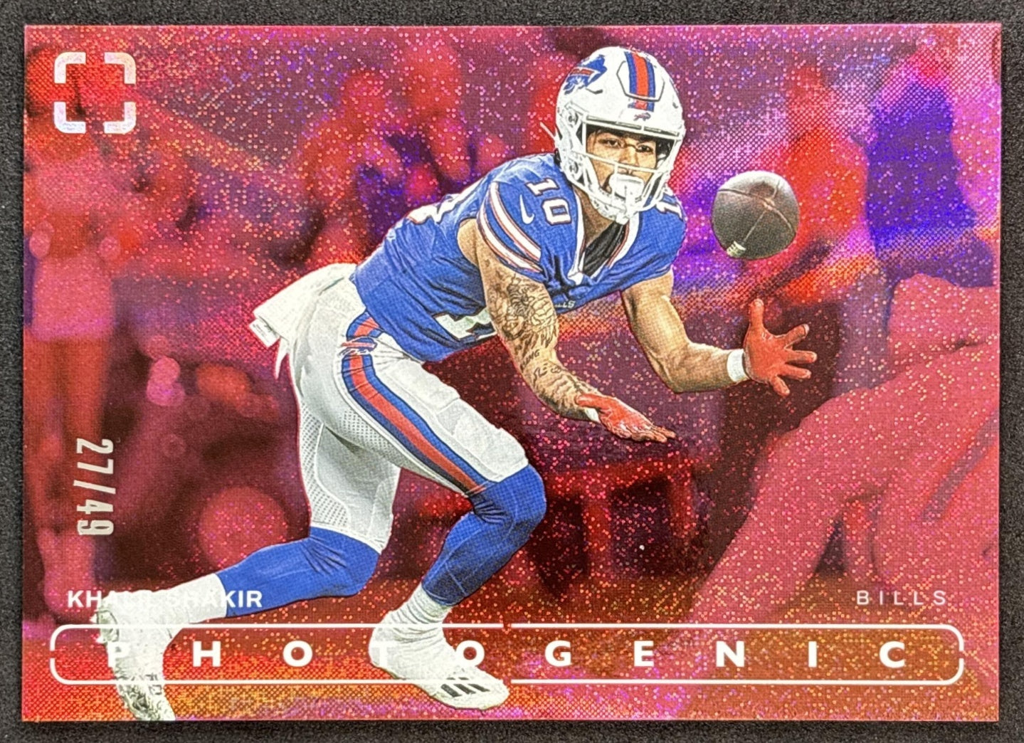 Khalil Shakir 2024 Panini Photogenic Red /49 Bills