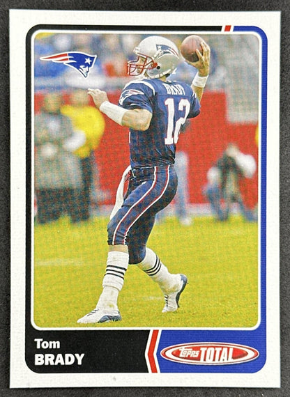 Tom Brady 2003 Topps Total Patriots