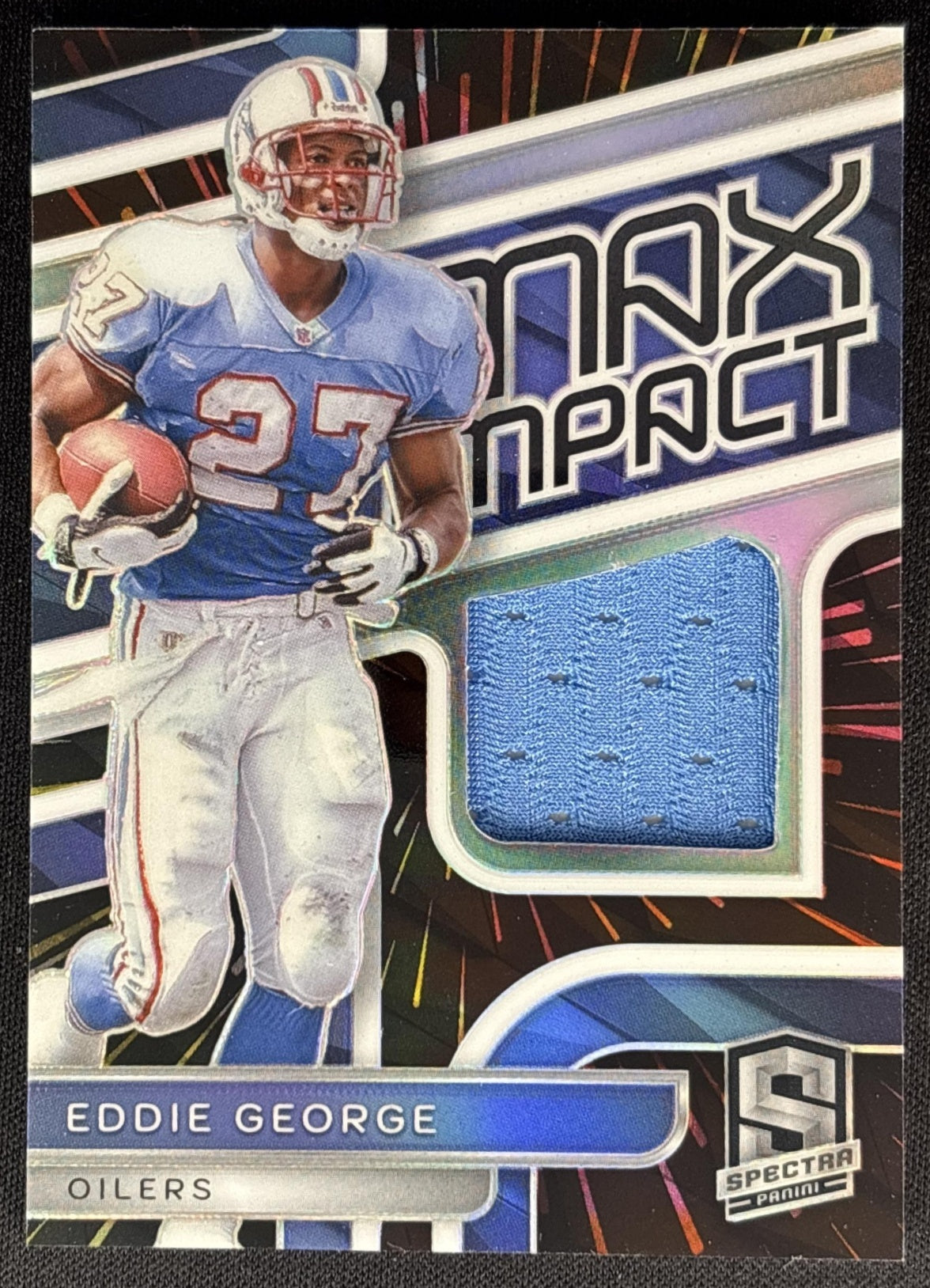 Eddie George 2024 Panini Spectra Max Impact Hyper /75