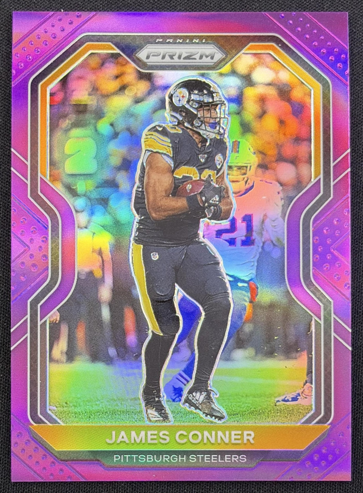 James Conner 2020 Panini Prizm Purple /125 Steelers