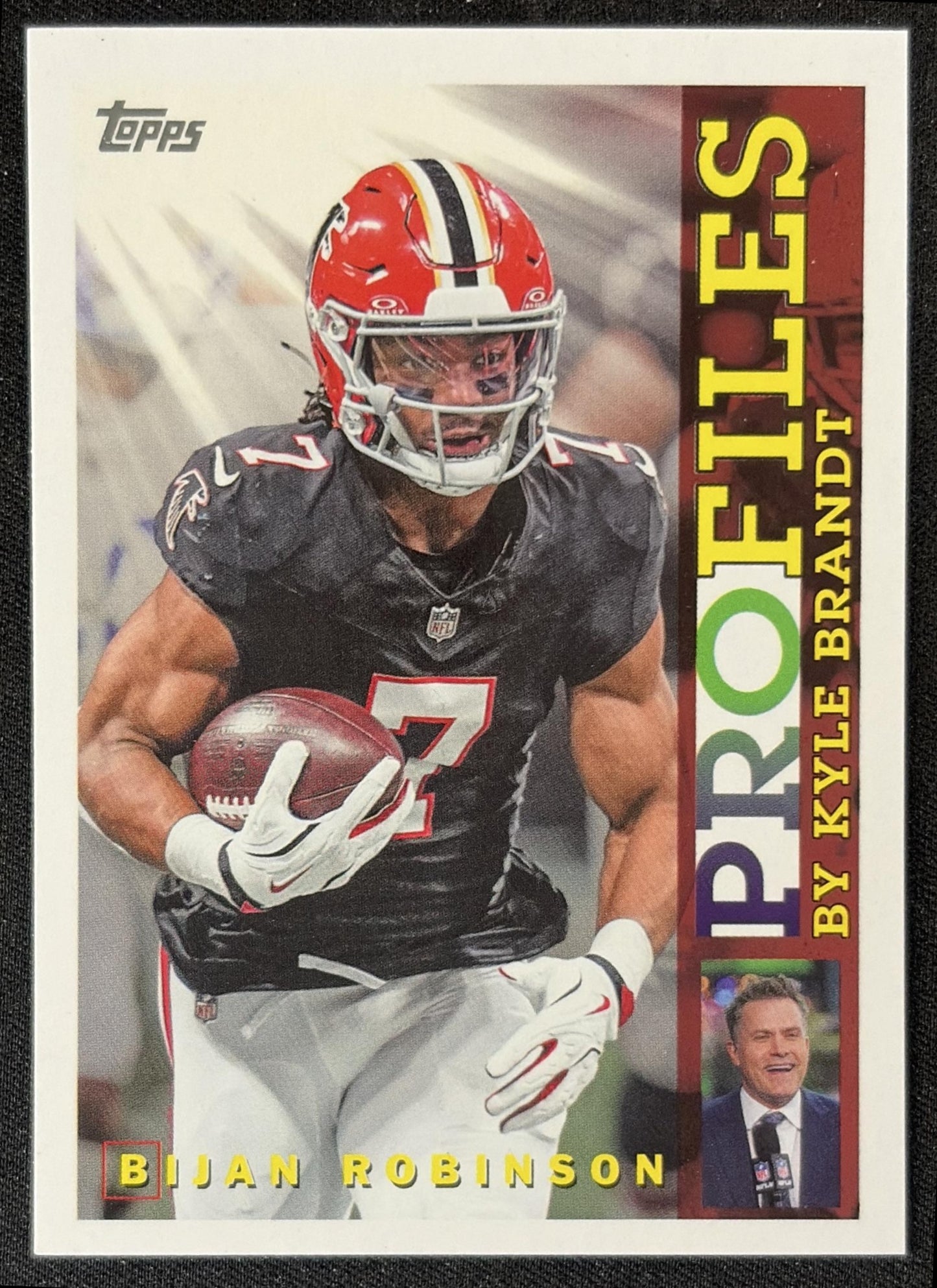 Bijan Robinson 2026 Topps Profiles Falcons front