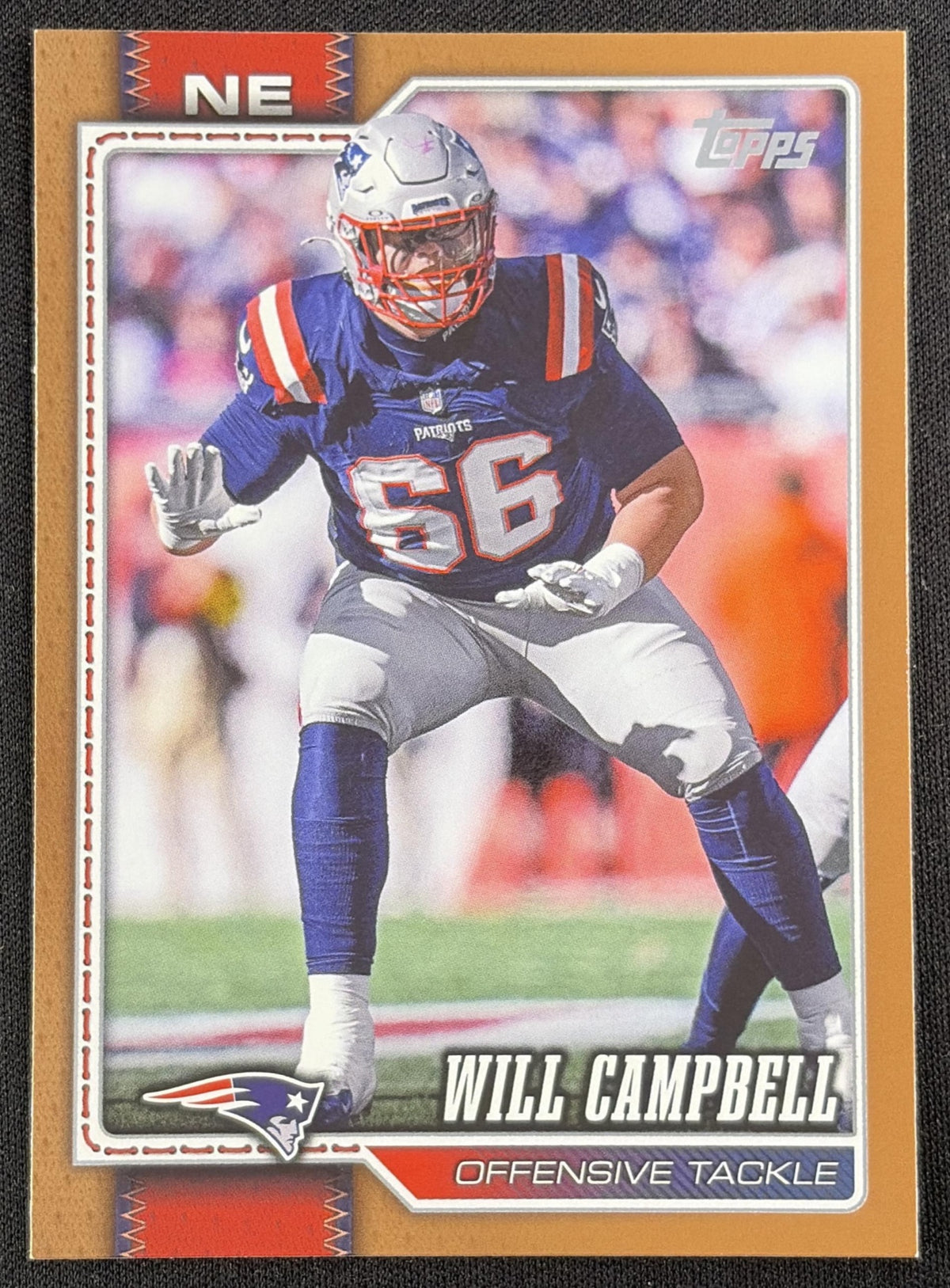 Will Campbell 2026 Topps Gold /2026 Patriots