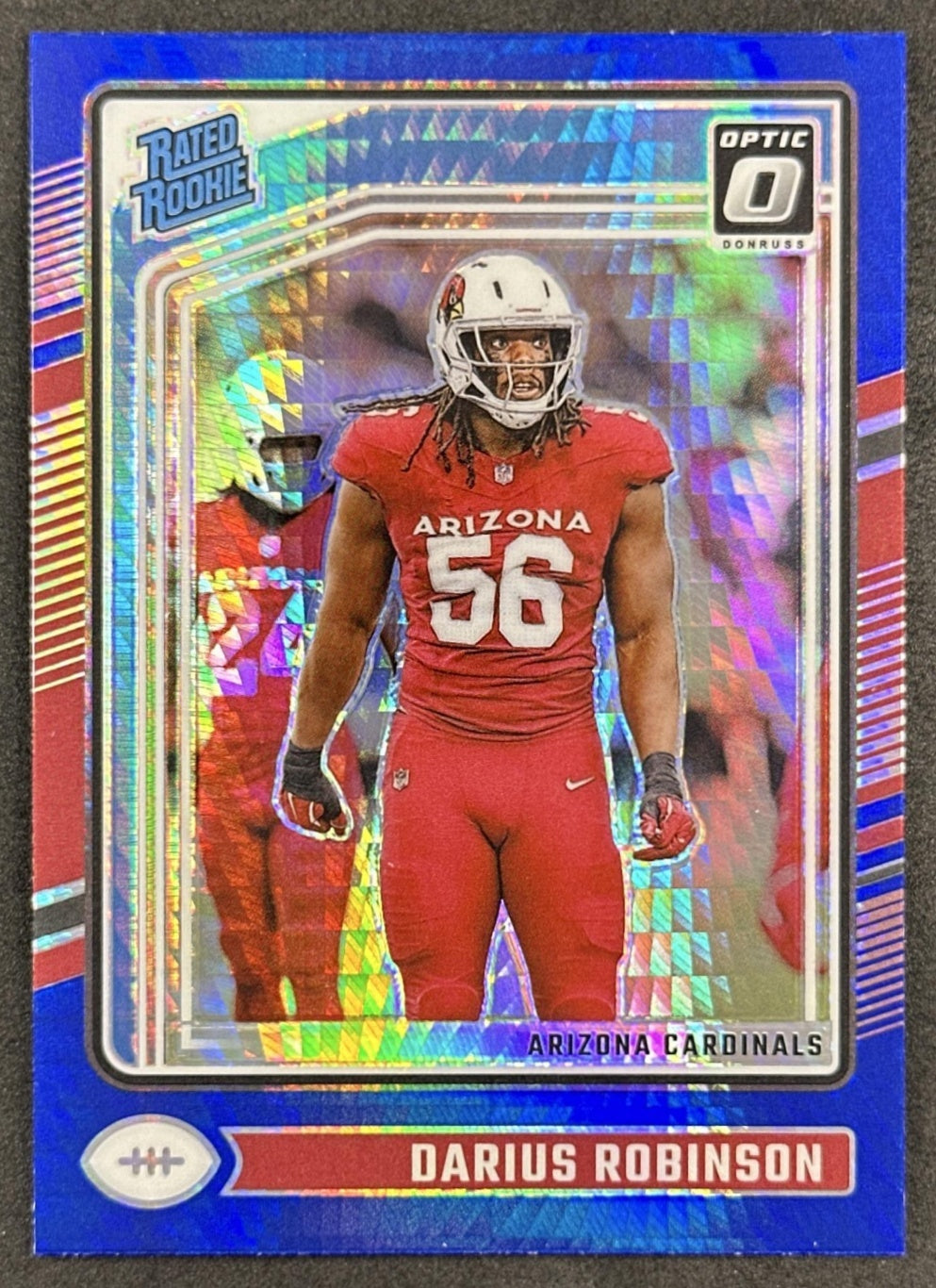 Darius Robinson 2024 Panini Donruss Optic Blue Hyper Cardinals