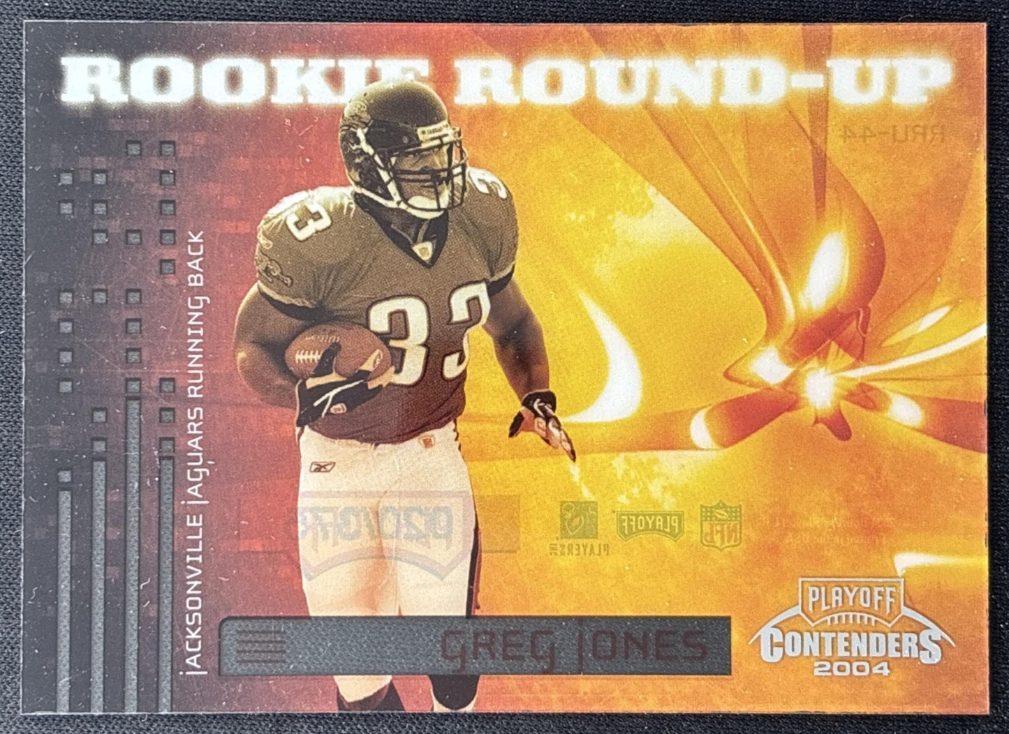 Greg Jones 2004 Playoff Contenders Rookie Round Up /375 Jaguars front