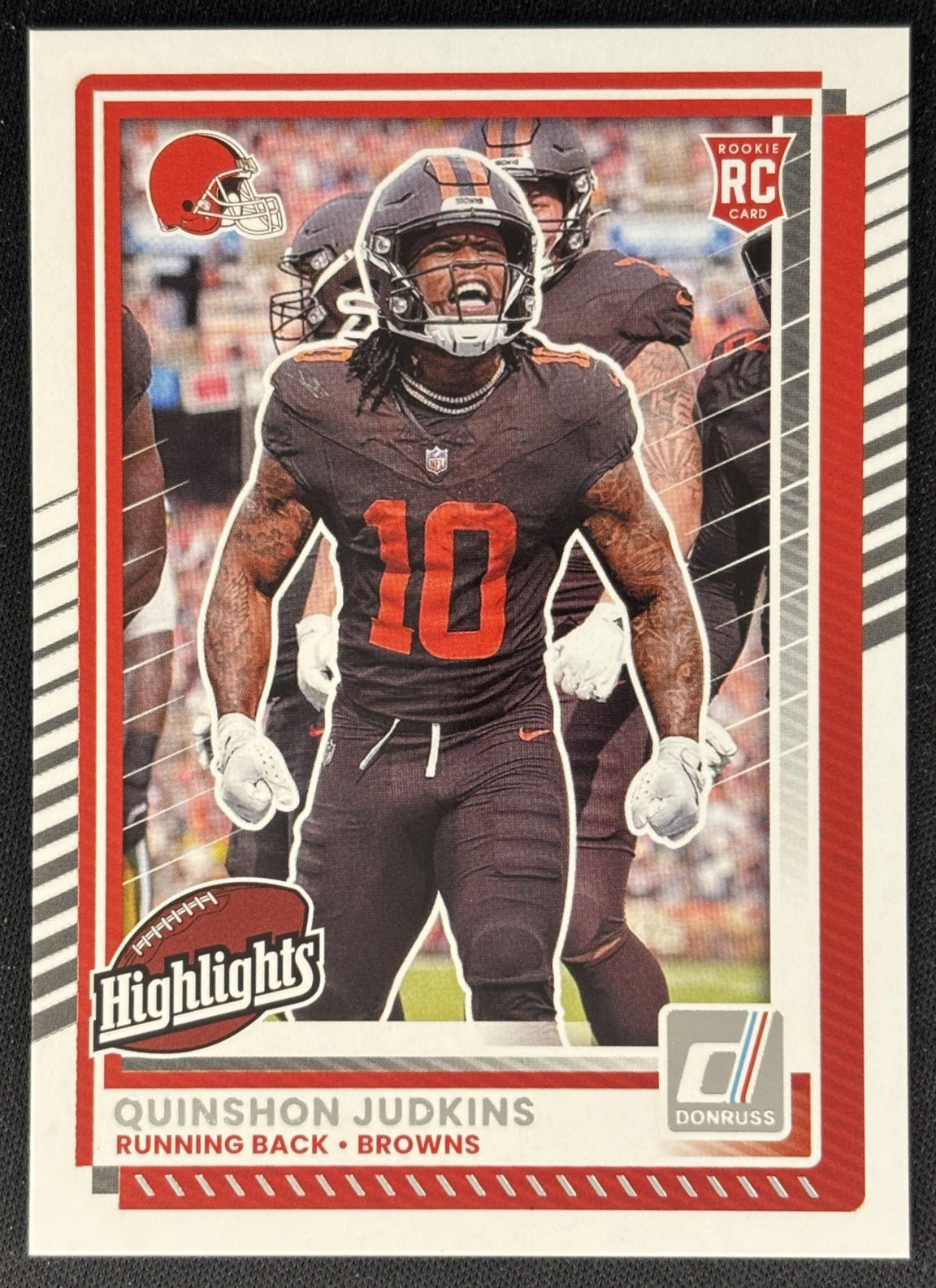 Quinshon Judkins 2025 Panini Donruss Rookies & Highlights Browns Sports Trading Cards