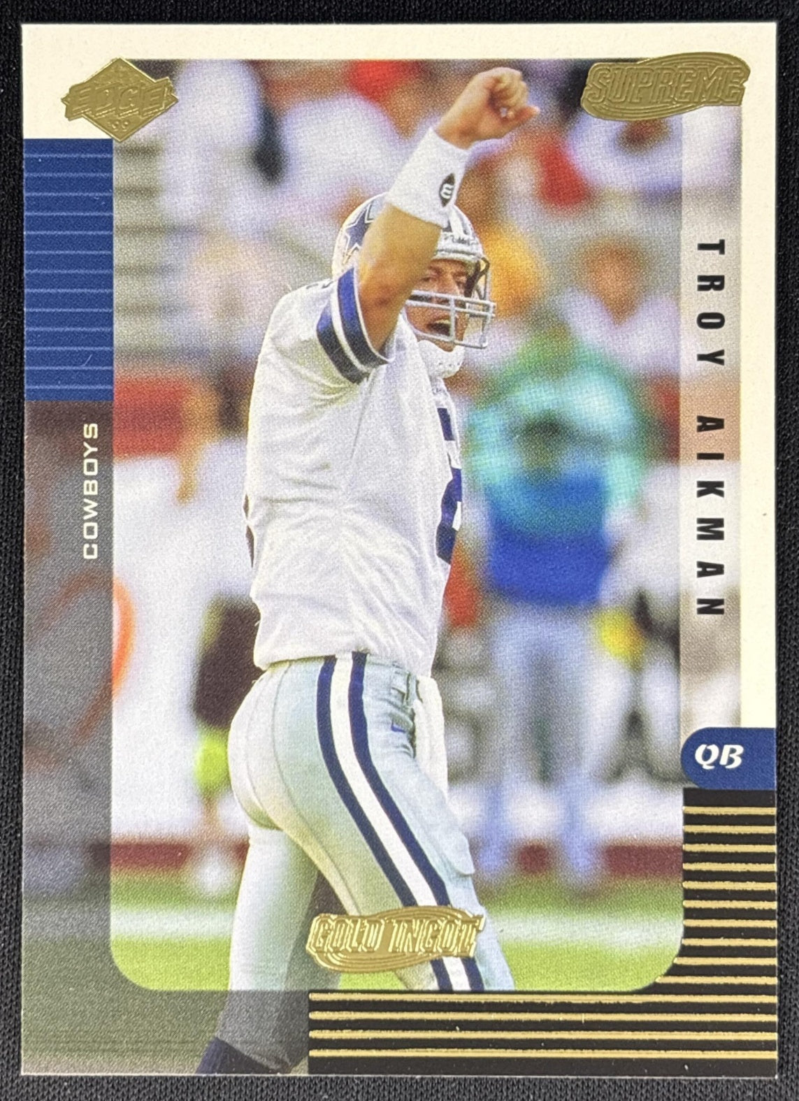 Troy Aikman 1999 Collector's Edge Supreme Cowboys Sports Trading Cards