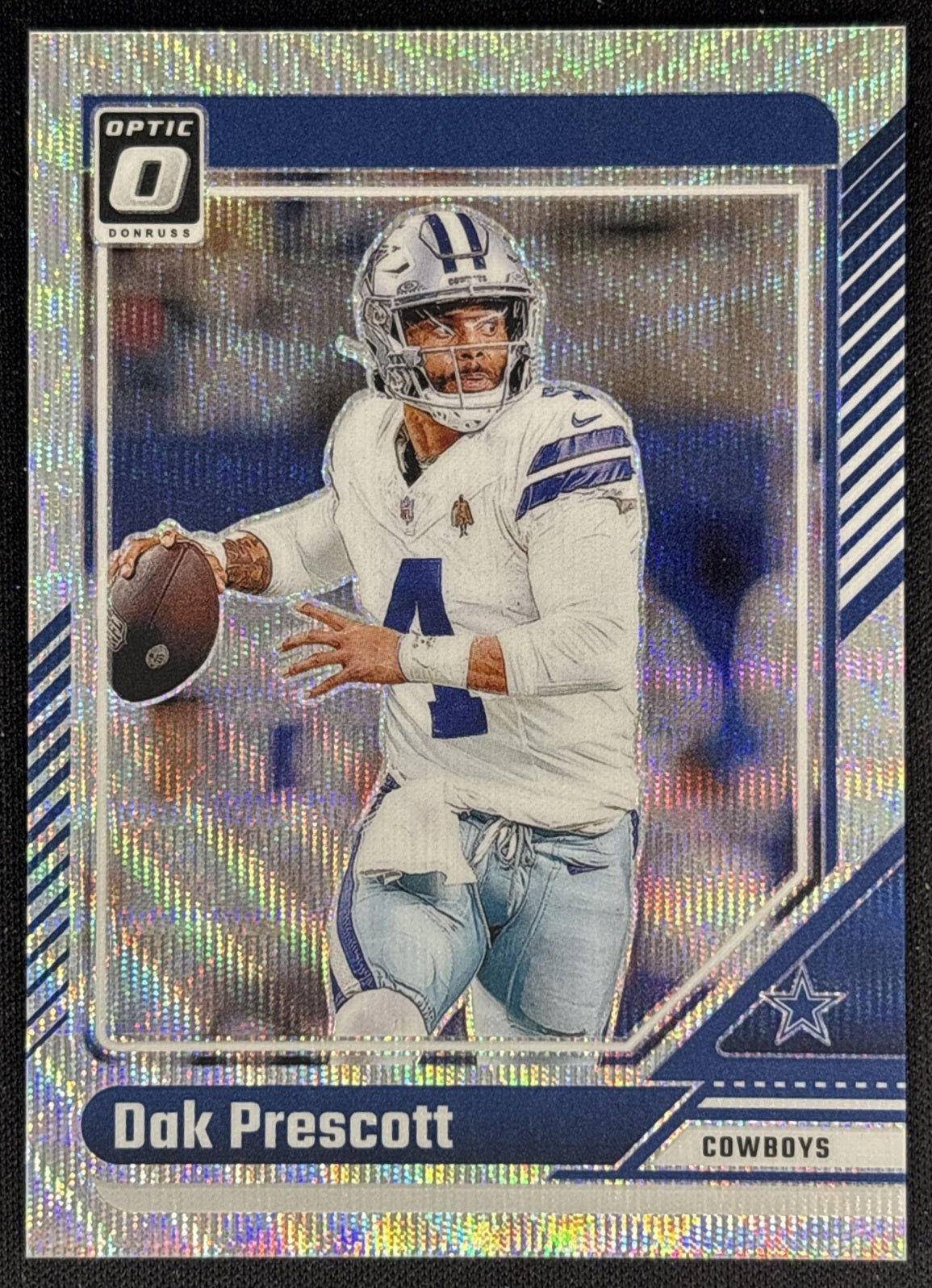 Dak Prescott 2024 Panini Donruss Optic Wave /300 Cowboys front